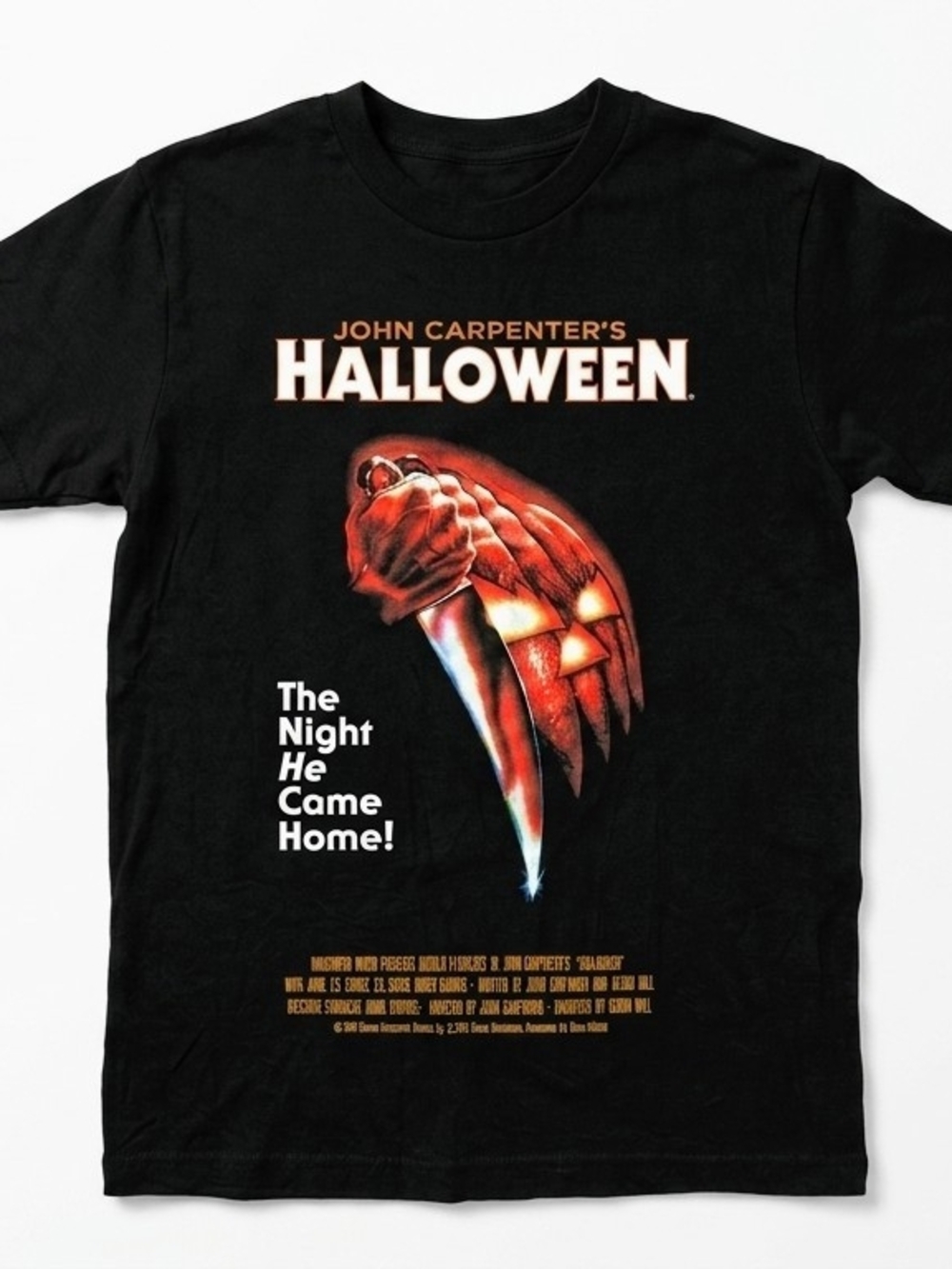 John Carpenter’s Halloween Movie Poster Graphic T-Shirt | Small | Michael Myers